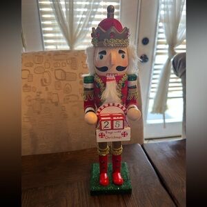 Festive Nutcracker with Countdown Calendar